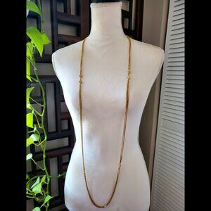 Vintage Monet Long Necklace (27")